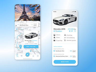 Car Rental Booking System amg app car ios rentcar ui ux ux designer ux ui vector