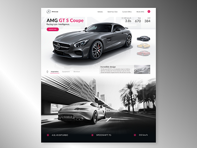 Rent Cars (web ver.) amg cars mercedes premium car rent rent car ux