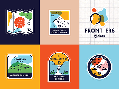 Frontiers Stickers frontiers slack sticker sheet stickermule