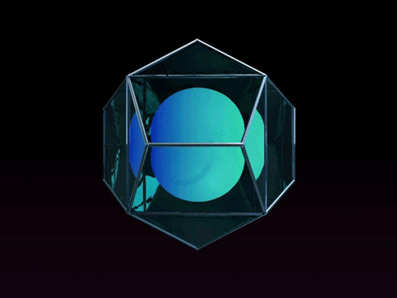 Dimensional moonlight glass 2d 3d 4d blue dimensional gif glass moonlight rotate