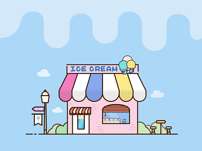 ice cream shop