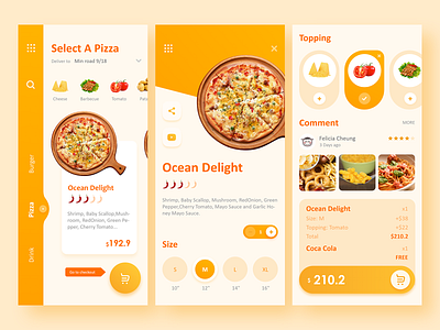 Online Food Delivery App UI Deisgn