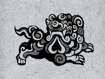 haetae (mythical unicorn lion)