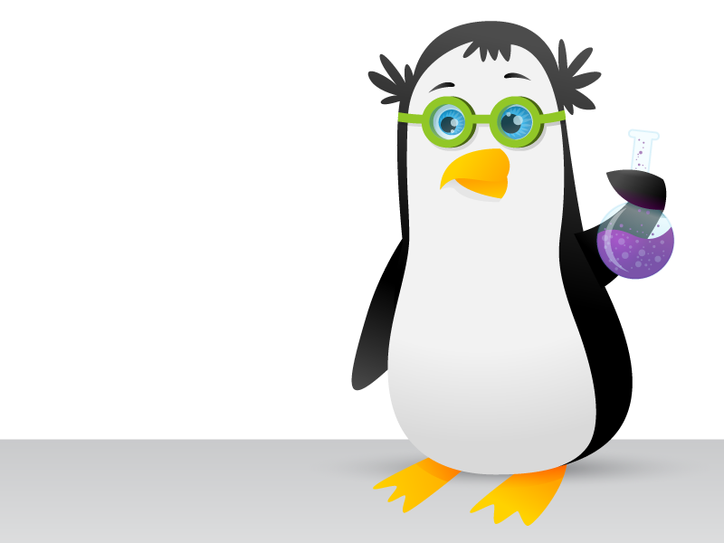 Science Penguin By Mike Davis On Dribbble