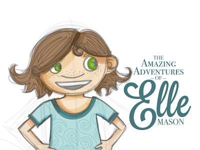 Elle Mason Sketch character design childrens book illustration sketch vector
