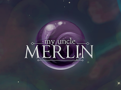 My Uncle Merlin Logo conceptual fantasyart game gameart gamedev indie indiedev indiegame logo logodesign