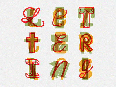 L E T T E R I N G custom type font friday typo graphic design handlettering handwritting illustration lettering noize overlay type typography vector
