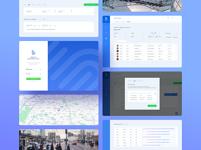 Data website - Data tables, dashboards, login page blue column dashboad data data table desktop filters interface login page menu options sort by sorting tabs ui ux website