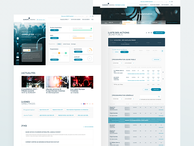 Subsidy and cinema website #1 blue cinema dashboad desktop form formulary menu subsidy tab ui ux website