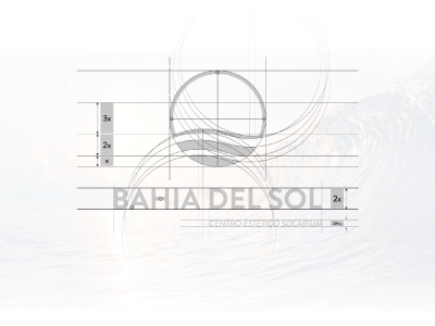 Bahia Del Sol Logo Design Construction beauty beauty center brand construction graphic design logo minimal proportions sea sun