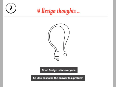 Manifesto # Design Thoughts answers design thinking design thoughts format idea manifesto methodology minimal people needs problems rubrica solutions