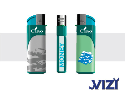 Ciao Lighter brand ciao graphic design graphics label lighter lines money product design promotion vices vizi