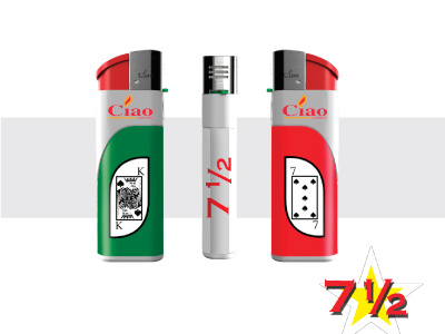 Ciao Lighter - Winner lighter brand ciao graphic design graphics label lighter lines money product design promotion vices vizi
