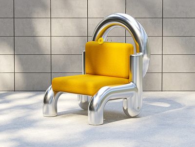 Isolation Chair 2020 3d c4d chair chair design industrial design redshift render