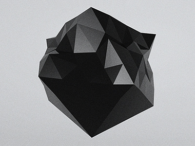 vo vlnách 3d black experiment grey motion polygon test