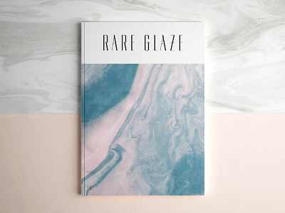 Rare Glaze 3d book c4d cover design pattern print vray