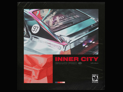 Inner City Series: CD-ROM / PS1 Disc 3d auto c4d car cd rom game inner city octane ps1 tokyo