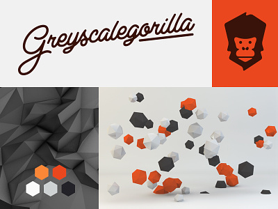 Greyscalegorilla Branding 3d branding c4d cinema gorilla greyscalegorilla logo nick campbell script tutorials type
