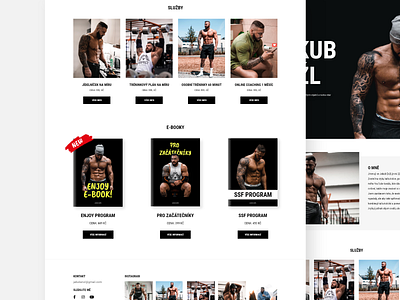 Personal trainer website 2020 coach design ebooks gym website lifting minimalism product design trainer ui webdesign website