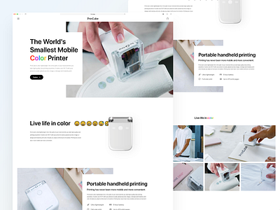 Printcube 2020 czech design minimalism modern presentation website print product design product website single product single product website startup startup website ui uiux webdesign website