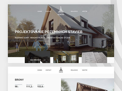 Kontra Architects homepage