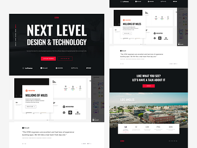 STRV Redesign agency agency website concept creative czech design product design strv ui webdesign website