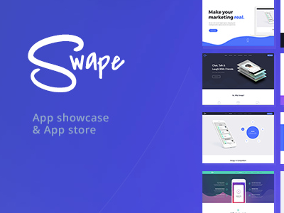 Swape - App Showcase & App Store WordPress Theme app landing theme app theme premium wordpress theme website templates wordpress theme