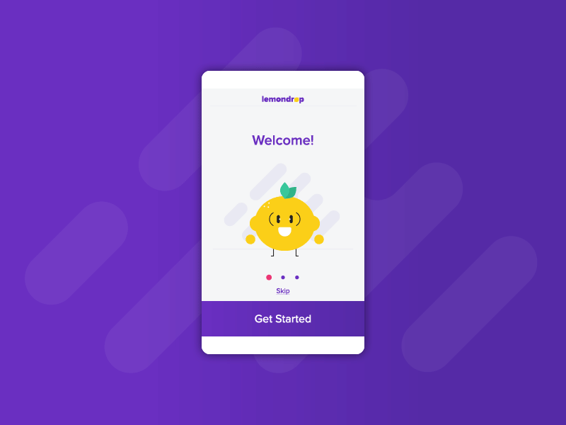 Lemondrop - Mobile App UI Design