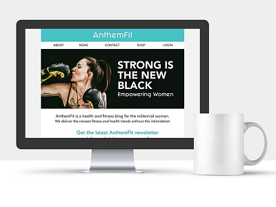 AnthemFit design website