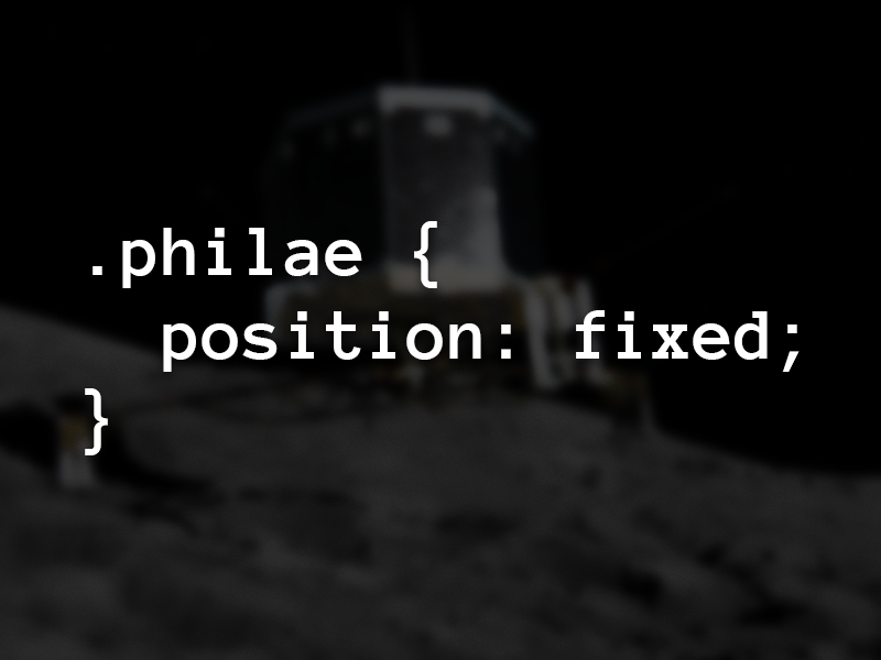 .philae tchouri comete philae rosetta touchdown css