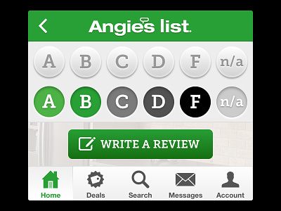 Angie's List iOS app 2.9