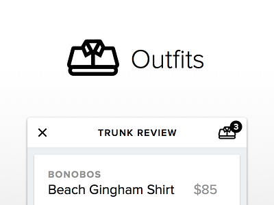 Outfits Icon apparel clothes clothing icon illustration ios nordstrom outfit trunk club