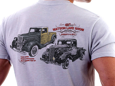 2017 Auto Club teeshirt antique cars illustration illustrator merch tshirt