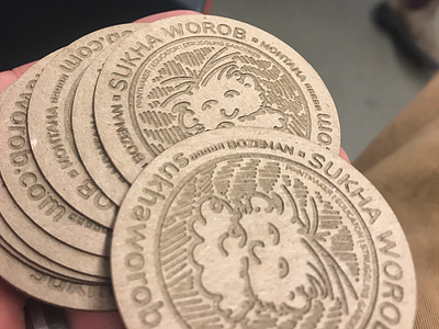 Lasercut business cards