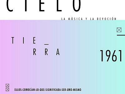 Cielo/Tierra. editorial editorialdesign graphicdesign print typography