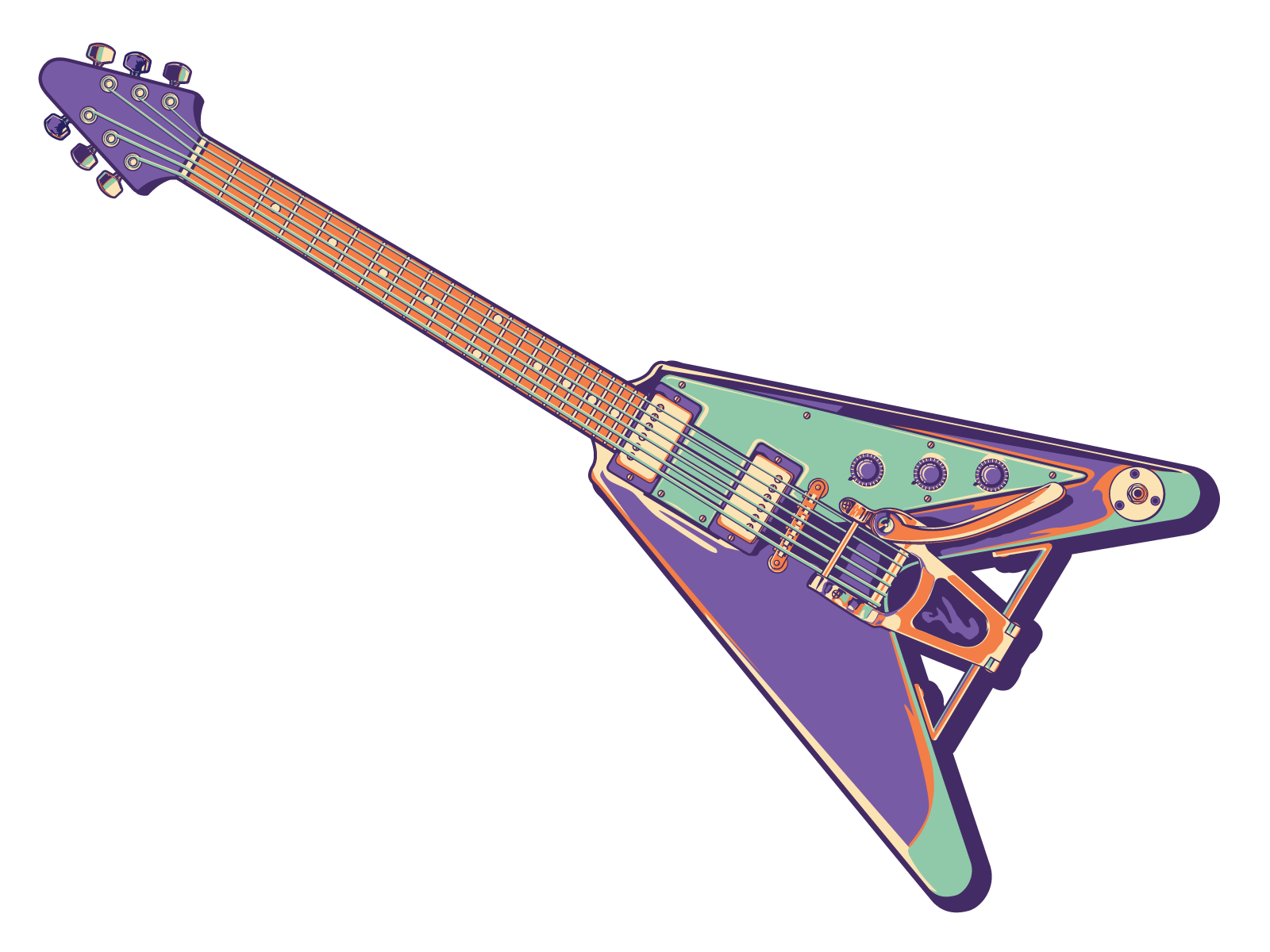 Flying v чертеж