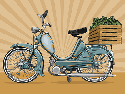 Retro Moped