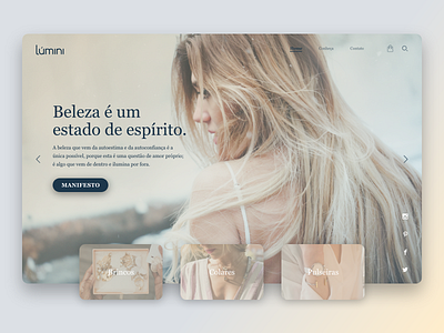 Lúmini - Redesign Concept [Web]
