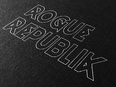 Rogue Republik Logo Med font logo rogue republik typography underground