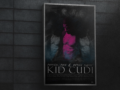 Kid Cudi in the City hip hop kid cudi poster rap