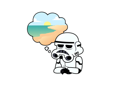 Star Wars Stickers for Google Allo animation character duik google motion ui