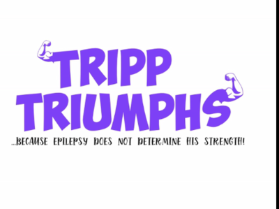 Tripp’s Strength branding epilepsywarrior logo tripptriumphs