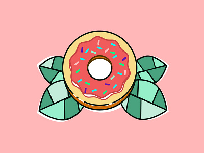 Rose Donut donut rose