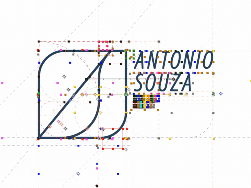 [View Port] Antonio Souza Logo Animation adobe after effects animation brand design golden ratio grids illustrator logo animation mograp motion motiongraphics photoshop