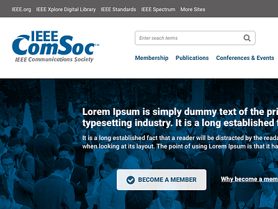IEEE ComSoc Homepage redesign