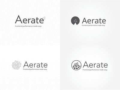 Aerate logo identity exploration branding identity logos
