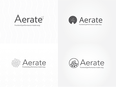 Aerate logo identity exploration