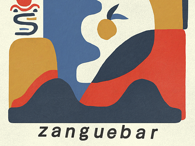 another detail of the zanguebar thing collage colorful fruit logo