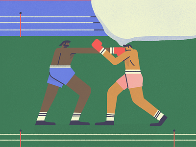 more sports abstract boxing color colorful illustration shapes