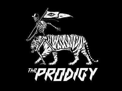 The Prodigy, Merchandise Design @ark eleven band bandmerch branding design illustration logo merch merch design music skull theprodigy vector